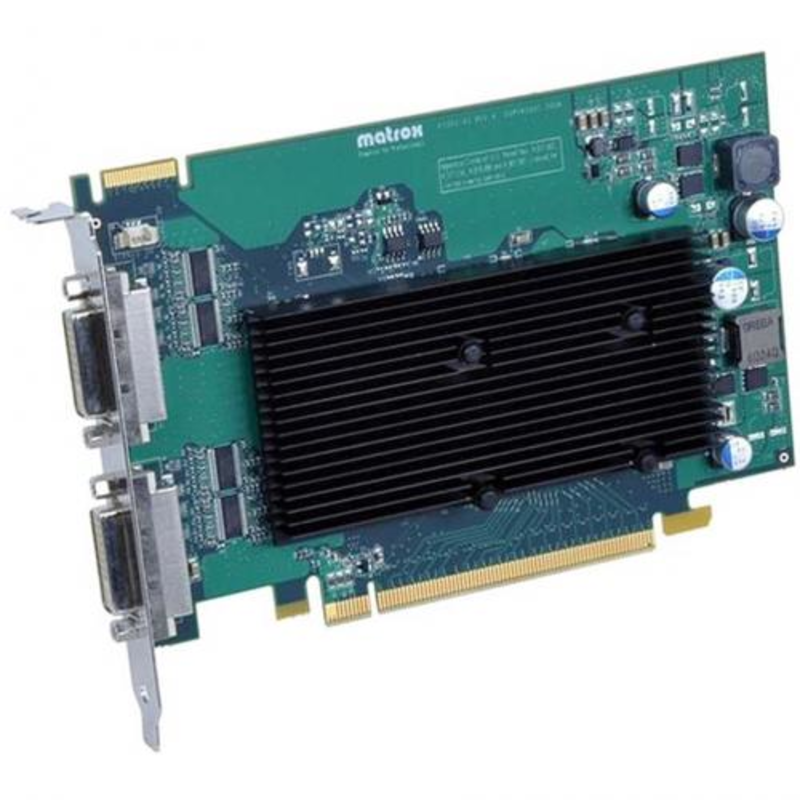 Проф Видеокарта Matrox M9125 512Mb DDR2 64bit DVI-Ix2 (M9125-E512F) OEM