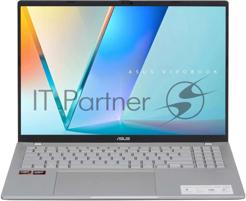 ASUS Vivobook S16 M3607HA AMD Ryzen 7 260 3800MHz/16/1920x1200/16GB/512GB SSD/AMD Radeon 780M/Wi-Fi/Bluetooth/Без ОС (90NB16F2-M00EF0) Silver