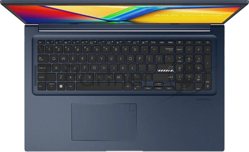 Ноутбук ASUS VivoBook 17 X1704-AU1159 Intel Core i7 150U/16Gb/512Gb SSD/17.3 FHD IPS/No OS Blue (90NB13X2-M00RH0)