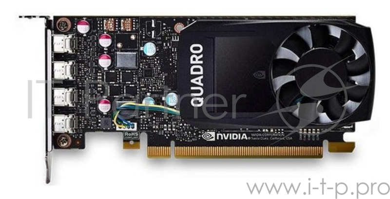 Видеокарта Dell PCI-E Quadro P600 nVidia Quadro P600 2048Mb 128bit DDR5/mDPx4 oem