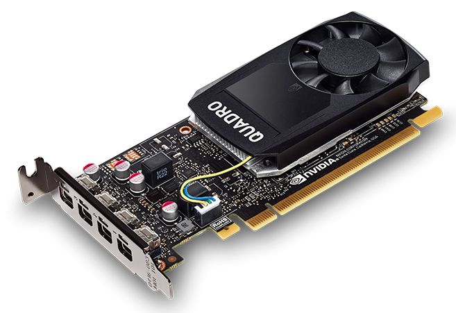 Видеокарта Dell PCI-E Quadro P1000 nVidia Quadro P1000 4096Mb 128bit DDR5/mDPx4 oem low profile