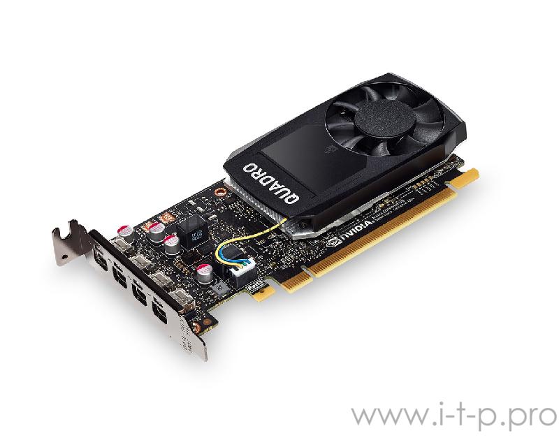 Видеокарта Dell PCI-E Quadro P1000 nVidia Quadro P1000 4096Mb 128bit DDR5/mDPx4 oem low profile