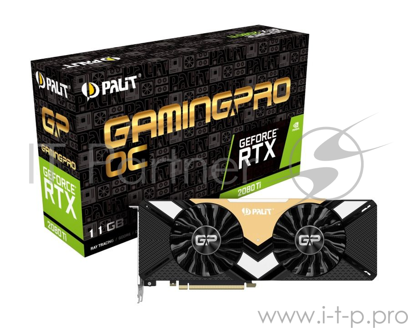 Видеокарта PCIE16 RTX2080TI 11GB PA-RTX2080 GAMPRO OC 11G PALIT
