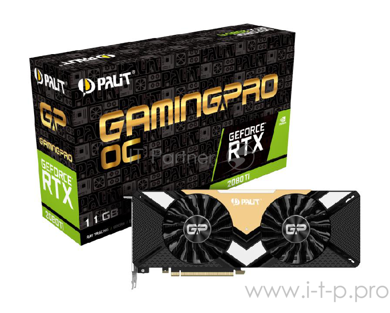 Видеокарта PCIE16 RTX2080TI 11GB PA-RTX2080 GAMPRO OC 11G PALIT