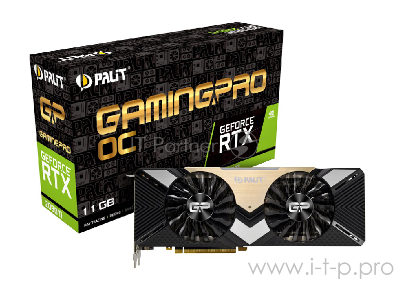 Видеокарта PCIE16 RTX2080TI 11GB PA-RTX2080 GAMPRO OC 11G PALIT