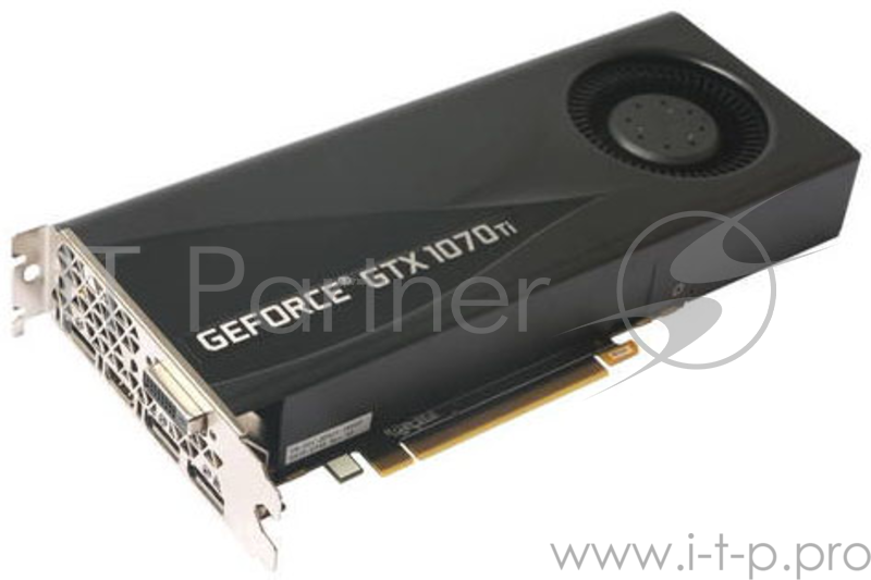 Видеокарта Zotac GTX 1070 Ti ZT-P10710J-10B 8GB Blower GDDR5 256bit 1607/8008MHz DVI-D(HDCP)/HDMI/3*DisplayPort Bulk