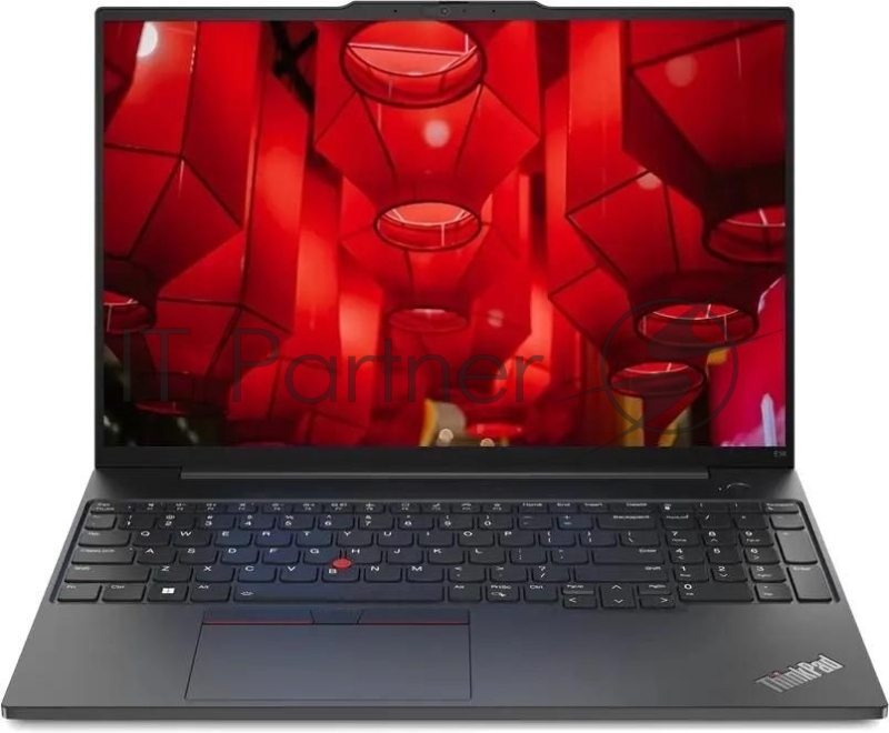 Ноутбук Lenovo ThinkPad E16 Gen 1/16/IPS/Intel Core i7-1355U/24GB/512GB SSD/Intel Iris Xe/NoOS/серый/1.81kg