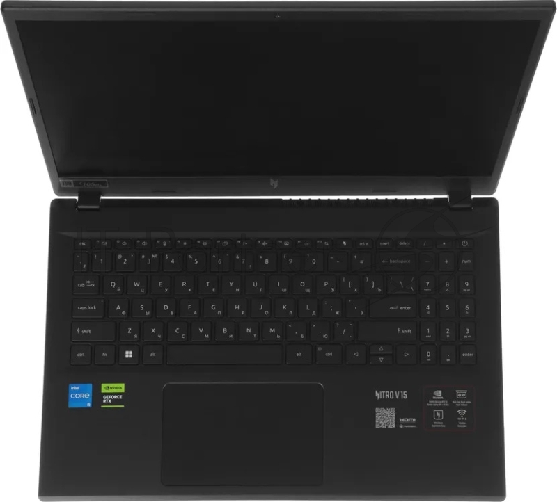 Ноутбук Acer Nitro V 15 AMD Ryzen 7 170/16Gb (D5)/SSD512Gb/RTX5050 8Gb/15.6/NoOS/RJ-45/Black