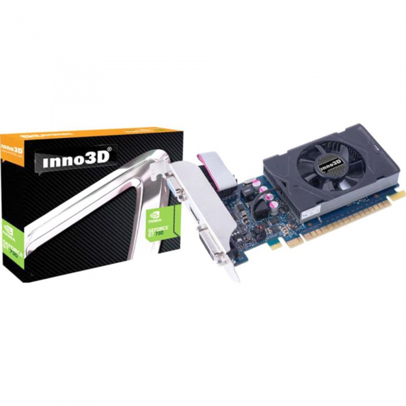 Видеокарта nVidia GeForce GT730 InnoVISION (Inno3D) PCI-E 2048Mb (N730-3SDV-E5BX)