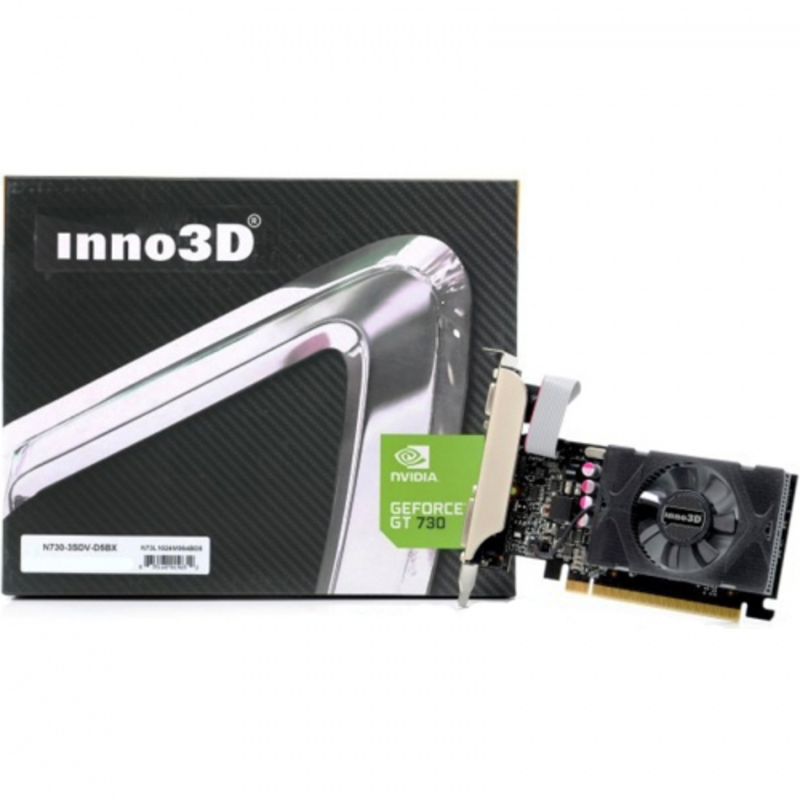 Видеокарта nVidia GeForce GT730 InnoVISION (Inno3D) PCI-E 2048Mb (N730-3SDV-E5BX)