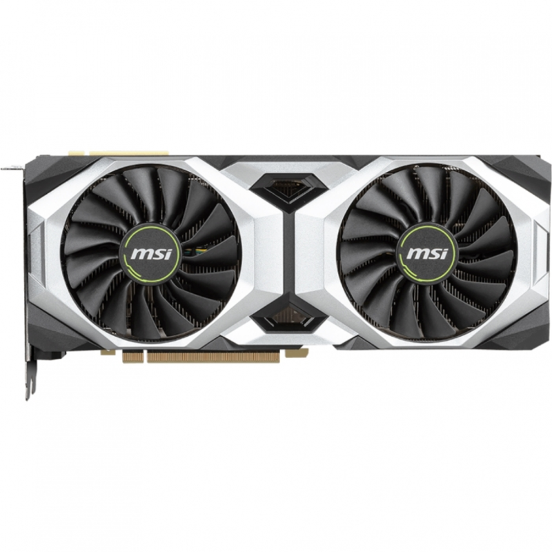 Видеокарта MSI PCI-E RTX 2080 VENTUS 8G nVidia GeForce RTX 2080 8192Mb 256bit GDDR6 1515/14000/HDMIx