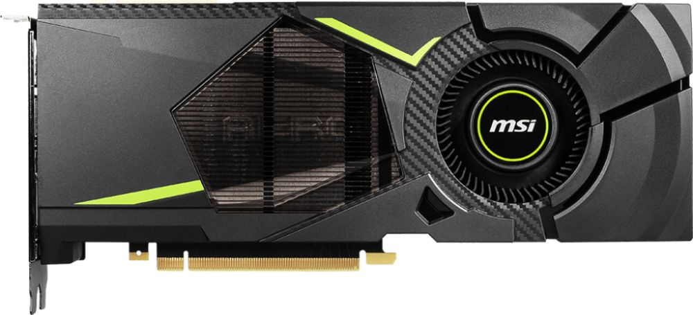 Видеокарта MSI PCI-E RTX 2080 AERO 8G nVidia GeForce RTX 2080 8192Mb 256bit GDDR6 1515/14000/HDMIx1/