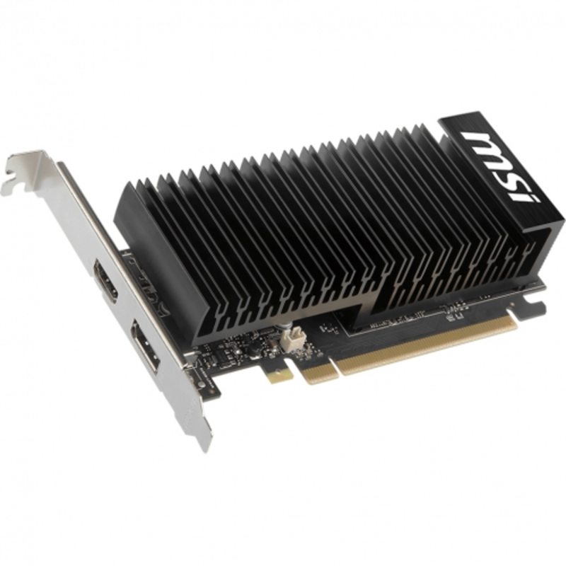 Видеокарта MSI PCI-E GT 1030 2GHD4 LP OC nVidia GeForce GT 1030 2048Mb 64bit DDR4 1189/2100/HDMIx1/D