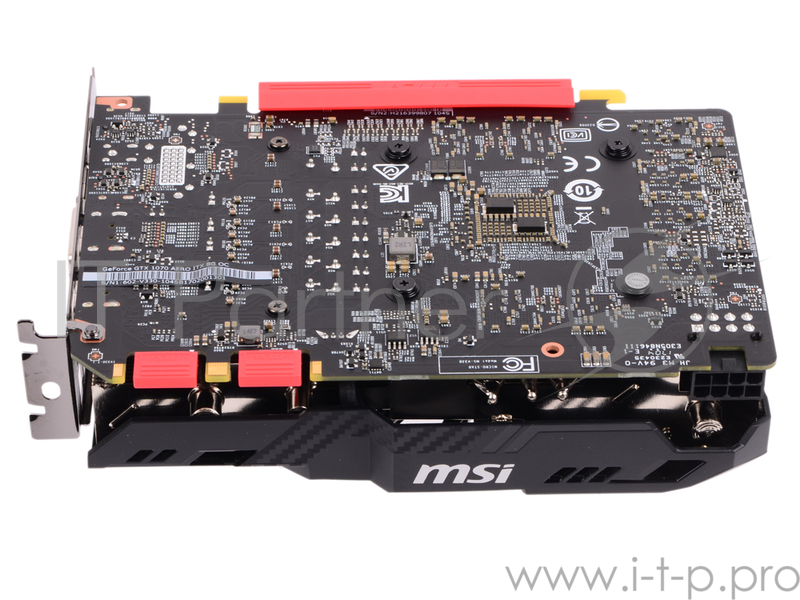 Видеокарта MSI GTX1070 AERO ITX OC 8Gb GDDR5 256bit DPx2, DVI-D, HDMIx2 (GTX 1070 AERO ITX 8G OC) RTL