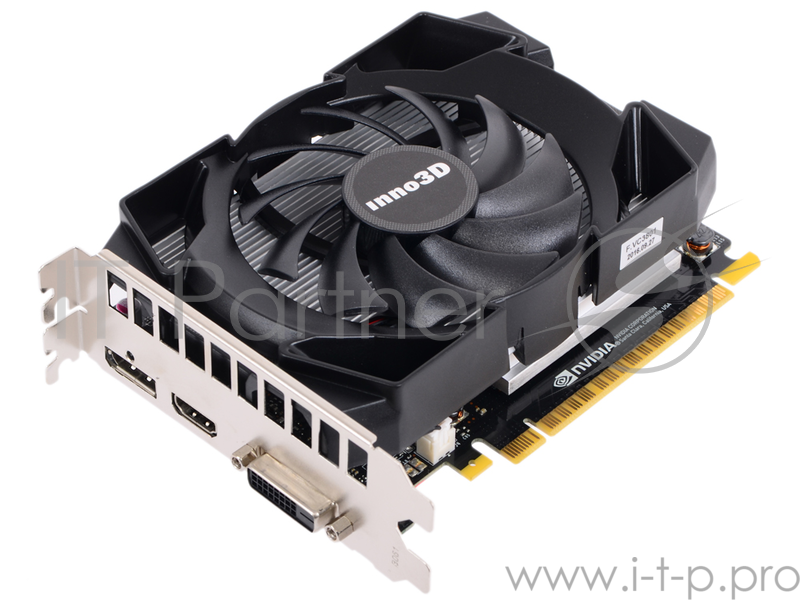 Видеокарта Inno3D GTX1050TI 4Gb GDDR5 128bit DP, DVI-D, HDMI (N105T-1SDV-M5CM) RTL