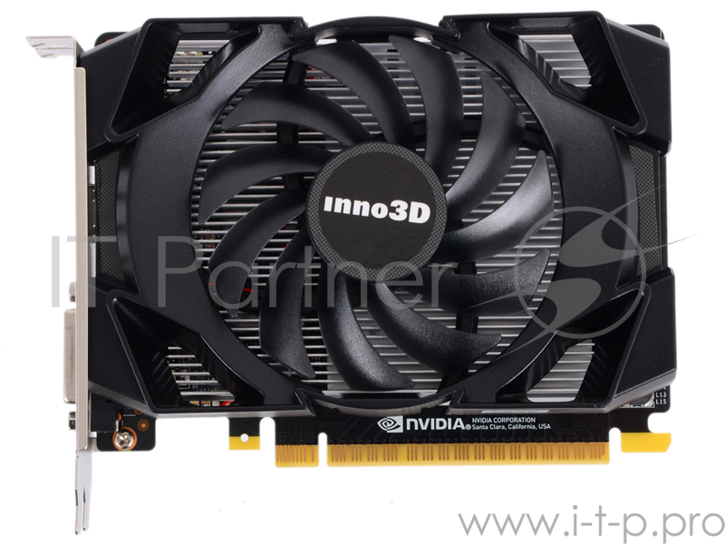 Видеокарта Inno3D GTX1050TI 4Gb GDDR5 128bit DP, DVI-D, HDMI (N105T-1SDV-M5CM) RTL