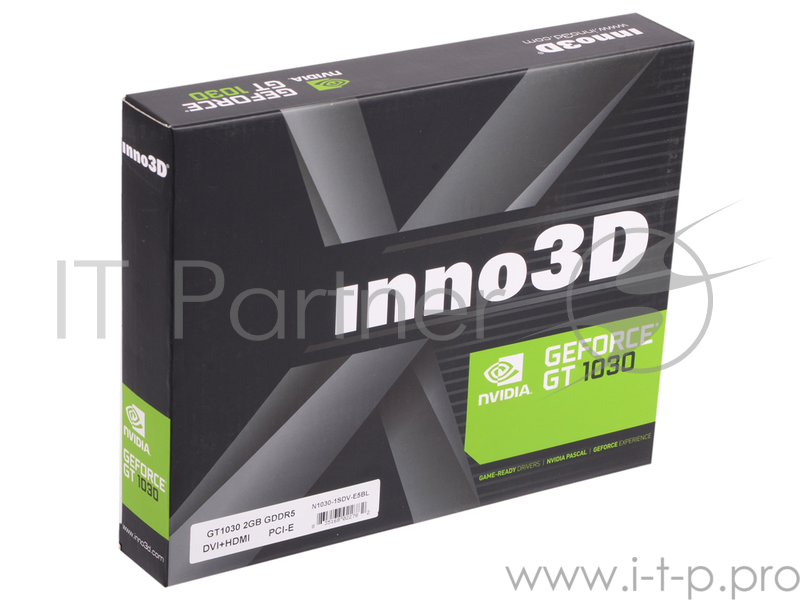 Видеокарта Inno3D GT1030 Silent 2Gb GDDR5 64bit DVI, HDMI (N1030-1SDV-E5BL) RTL