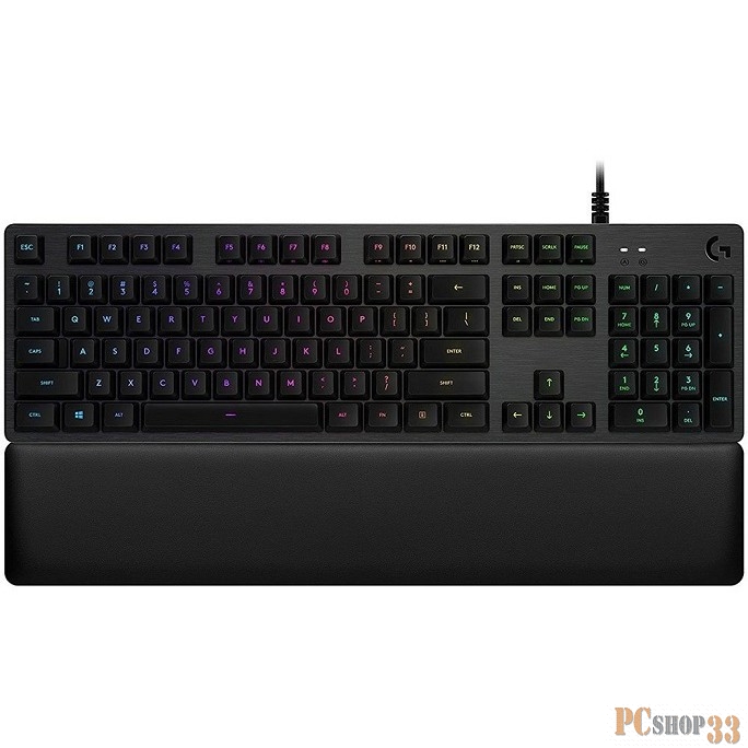 Клавиатура Logitech G513 Carbon 920-008856, подсветка, черный (USB2.0)