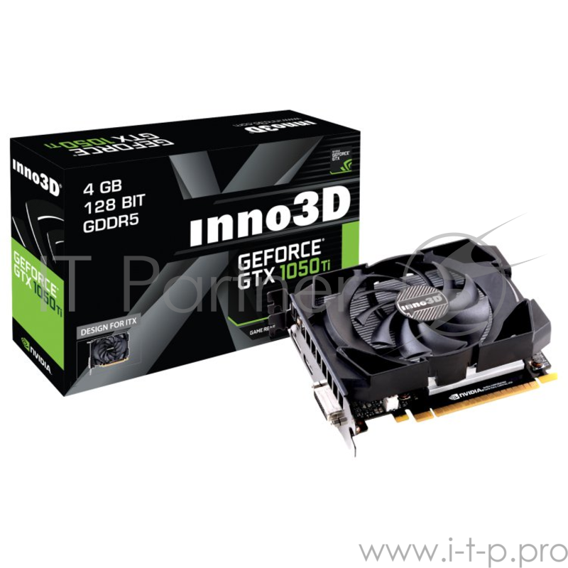 Видеокарта Inno3D GTX1050 Compact 2Gb GDDR5 128bit DVI, HDMI, DP (N1050-1SDV-E5CM) RTL