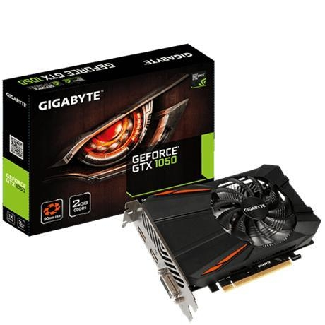 Видеокарта Gigabyte GTX1050 D5 2Gb GDDR5 128bit DP, DVI-D, HDMI (GV-N1050D5-2GDV1.1) RTL