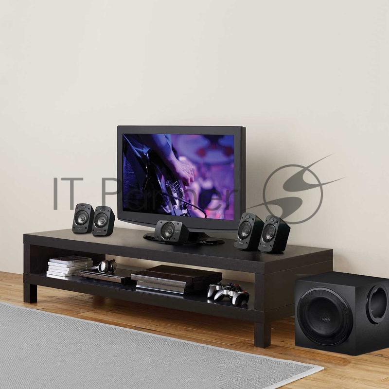 Акустическая система 5.1 Logitech Z906 сабвуфер 165Вт, сателлиты 5x67Вт, черный