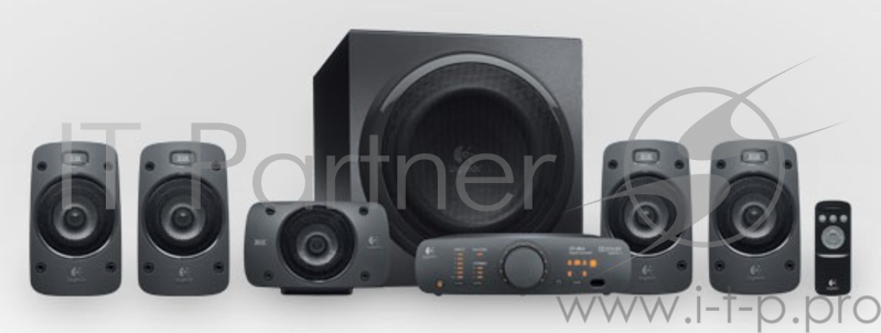 Акустическая система 5.1 Logitech Z906 сабвуфер 165Вт, сателлиты 5x67Вт, черный