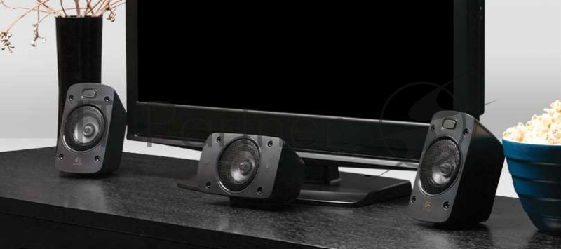 Акустическая система 5.1 Logitech Z906 сабвуфер 165Вт, сателлиты 5x67Вт, черный