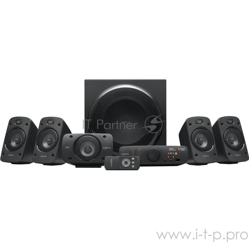 Акустическая система 5.1 Logitech Z906 сабвуфер 165Вт, сателлиты 5x67Вт, черный
