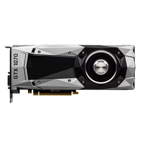 Видеокарта Asus GTX1070 FOUNDERS EDITION 8Gb GDDR5 256bit DPx3, DVI-D, HDMI (GTX1070-8G) RTL