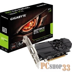 Видеокарта 3Gb PCI-E GIGABYTE GeForce GTX 1050 GV-N1050OC-3GL