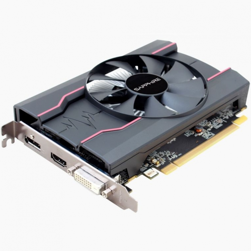 Видеокарта Sapphire Radeon RX550 OC 4Gb GDDR5 128bit DVI, HDMI, DP (11268-01-20G) RTL