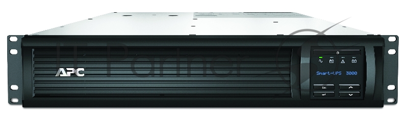 ИБП (UPS) 2U 19 RM 3000ВА APC Smart-UPS 3000VA SMT3000RMI2U, черный (USB)