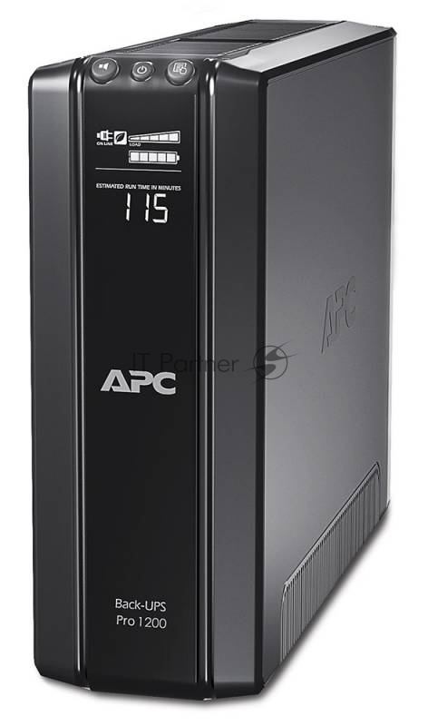 ИБП (UPS) 1200ВА APC Back-UPS Pro 1200 BR1200G-RS, черный (USB)