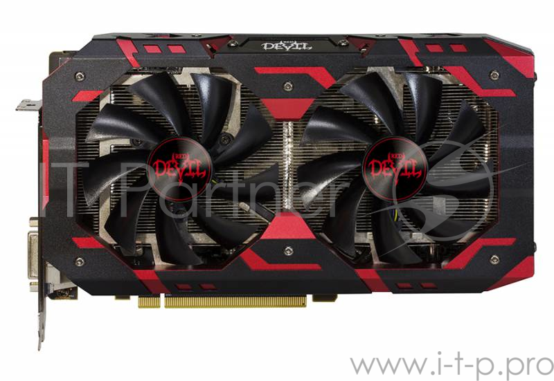 Видеокарта PowerColor Radeon RX 580 Red Devil Golden Sample PCI-E 8192Mb (8GBD5-3DHG/OC)