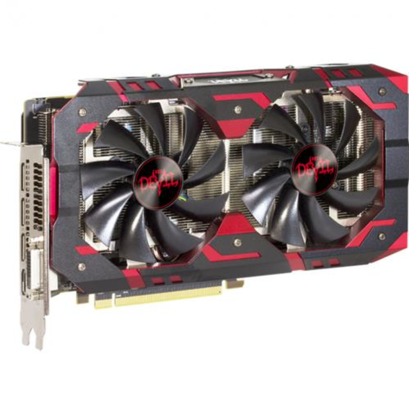 Видеокарта PowerColor Radeon RX 580 Red Devil Golden Sample PCI-E 8192Mb (8GBD5-3DHG/OC)