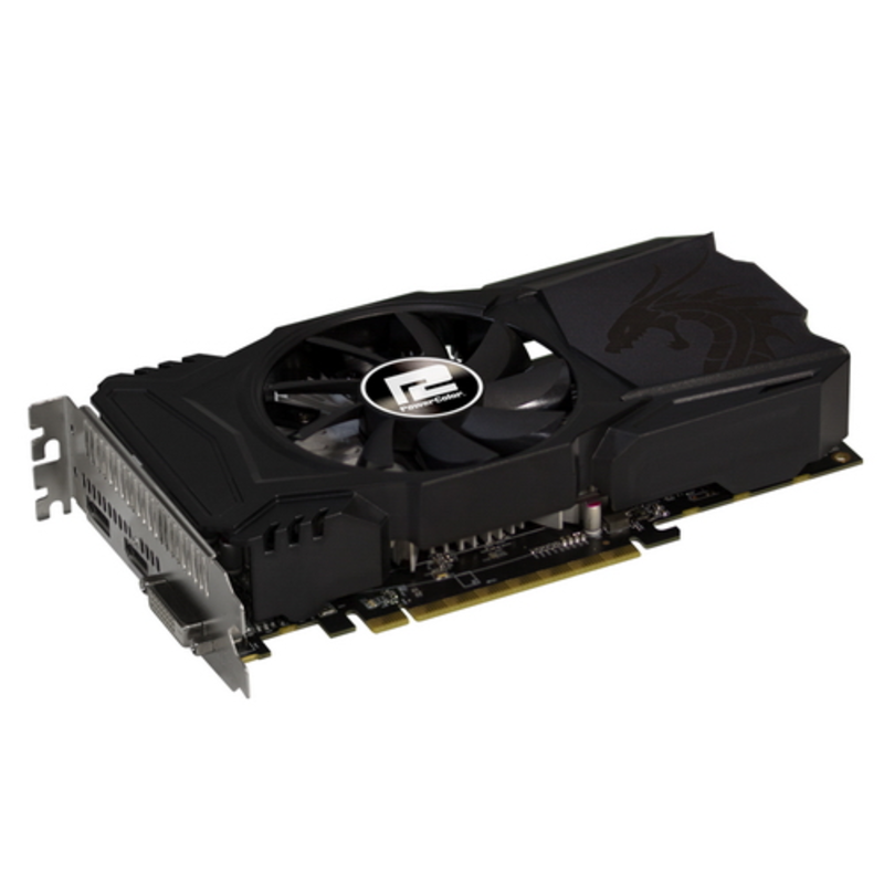 Видеокарта PowerColor PCI-E AXRX 550 4GBD5-DHA AMD Radeon RX 550 4096Mb 128bit GDDR5 1071/7000 DVIx1