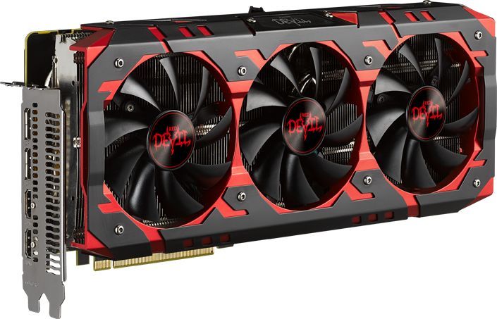 Видеокарта POWERCOLOR AMD Radeon RX Vega 64 , AXRX VEGA 64 8GBHBM2-2D2H/OC, 8Гб, HBM2, OC, Ret
