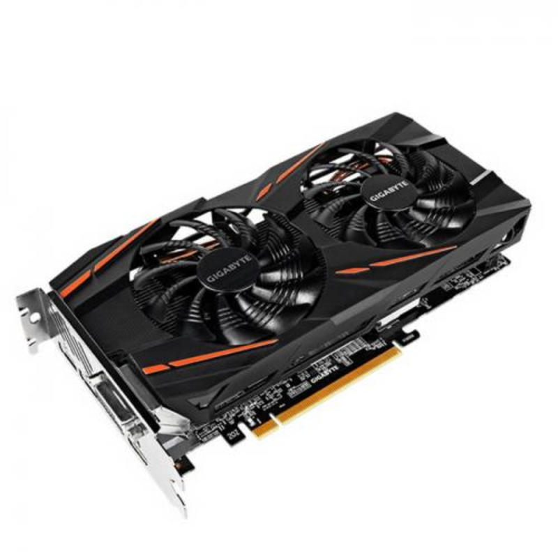 Видеокарта PCI-E GIGABYTE Radeon RX 580 4GB GDDR5 256bit 14nm 1340/7000MHz DVI-D Bulk GV-RX580GAMING-4GD-MI OEM {20}