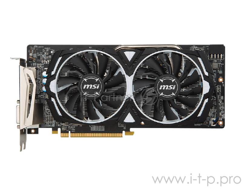 Видеокарта MSI Radeon RX 580 ARMOR 8Gb GDDR5 256bit DPx2, DVI-D, HDMIx2 (RX 580 ARMOR 8G) RTL