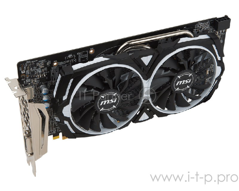 Видеокарта MSI Radeon RX 580 ARMOR 8Gb GDDR5 256bit DPx2, DVI-D, HDMIx2 (RX 580 ARMOR 8G) RTL