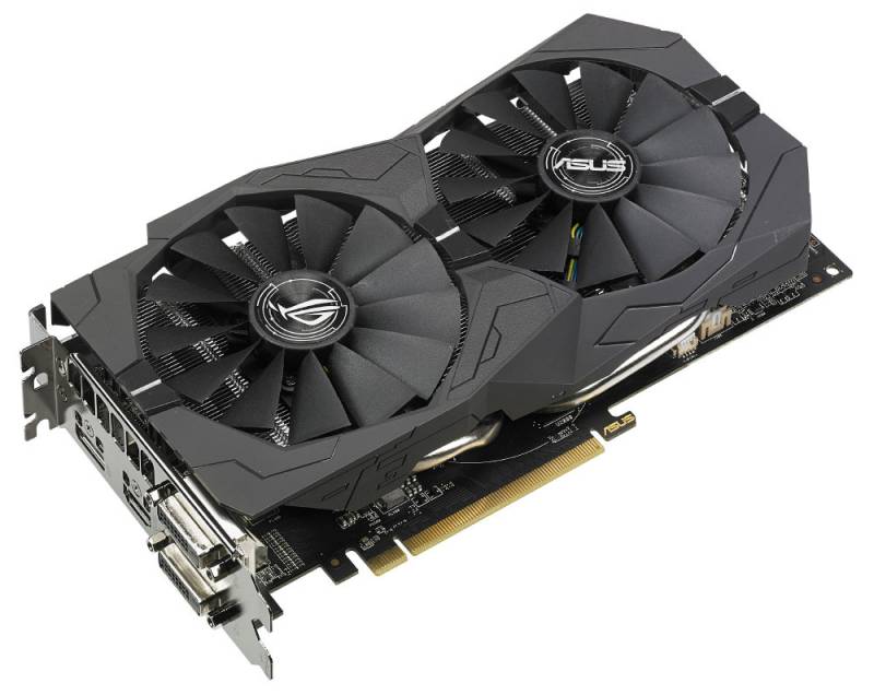 Видеокарта Asus Radeon RX570 4Gb GDDR5 256bit DVIx2, HDMI, DP (ROG-STRIX-RX570-4G-GAMING) RTL