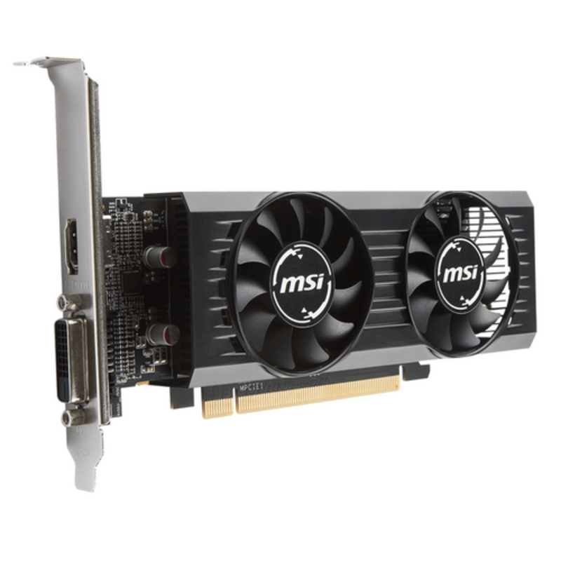 Видеокарта 4Gb PCI-E MSI Radeon RX 550 4GT LP OC RX550, GDDR5, 128 bit, Retail
