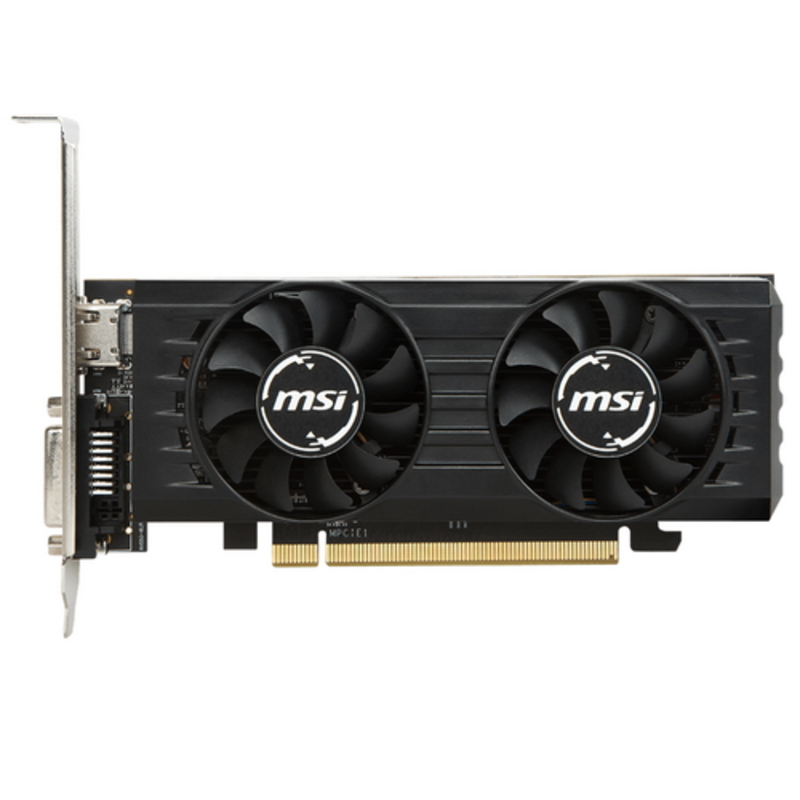 Видеокарта 4Gb PCI-E MSI Radeon RX 550 4GT LP OC RX550, GDDR5, 128 bit, Retail