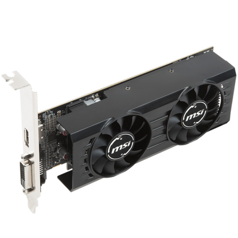 Видеокарта 4Gb PCI-E MSI Radeon RX 550 4GT LP OC RX550, GDDR5, 128 bit, Retail