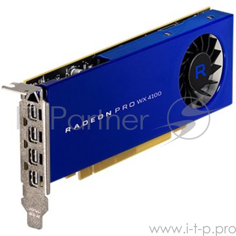 Профессиональная видеокарта AMD Radeon Pro WX 4100 AMD PCI-E 4096Mb (100-506008)