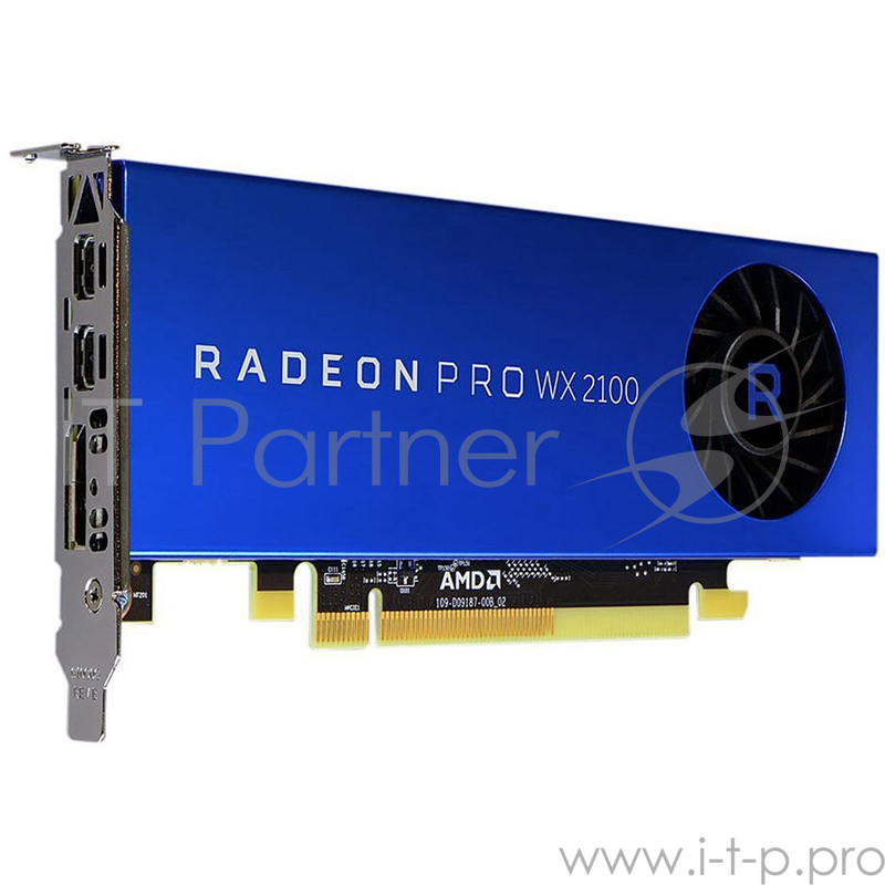 Профессиональная видеокарта RADEON PRO WX 2100 - 2GB GDDR5 2-MDP / 1-DP PCIE 3.0 100-506001