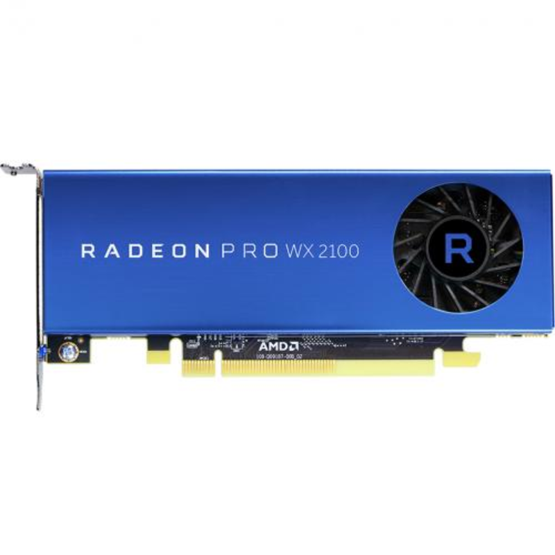 Профессиональная видеокарта RADEON PRO WX 2100 - 2GB GDDR5 2-MDP / 1-DP PCIE 3.0 100-506001
