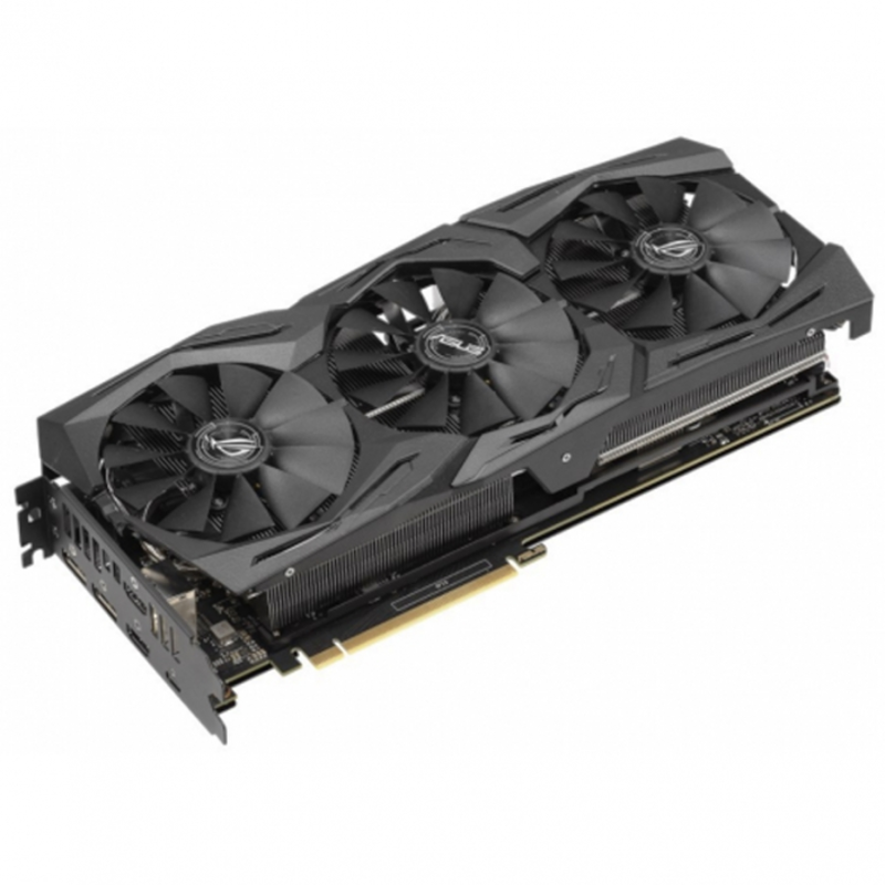 Видеокарта ASUS GeForce RTX 2070 8ГБ ROG-STRIX-RTX2070-O8G-GAMING (GeForce RTX 2070, DDR6, 2xHDMI, 2xDP, USB-C) (PCI-E)