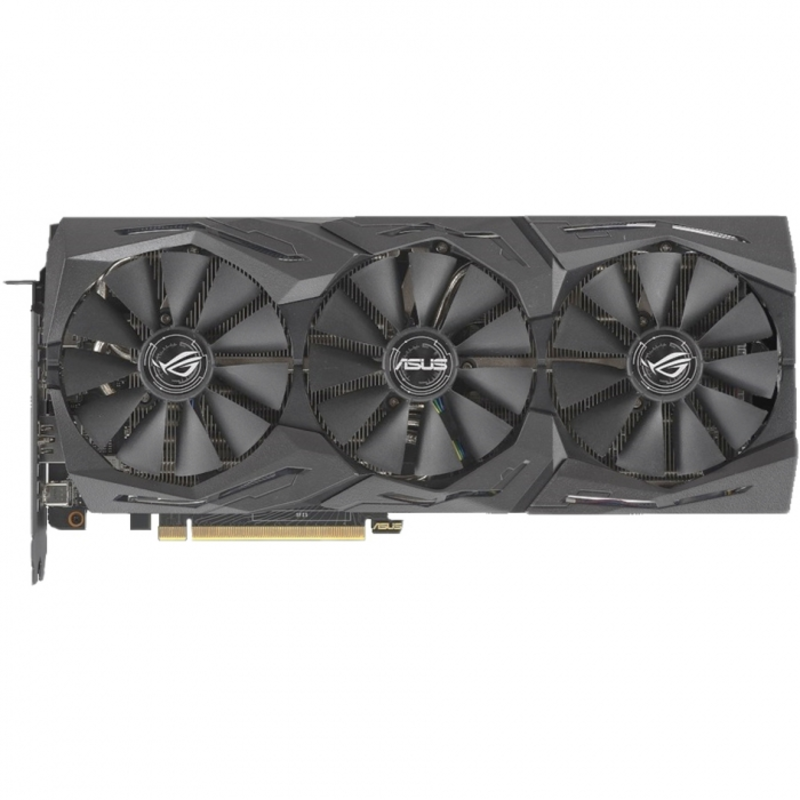 Видеокарта ASUS GeForce RTX 2070 8ГБ ROG-STRIX-RTX2070-O8G-GAMING (GeForce RTX 2070, DDR6, 2xHDMI, 2xDP, USB-C) (PCI-E)
