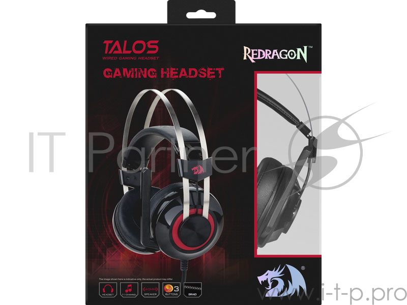 Наушники Defender Talos объемный звук 7.1, кабель 1.8м Redragon 74920